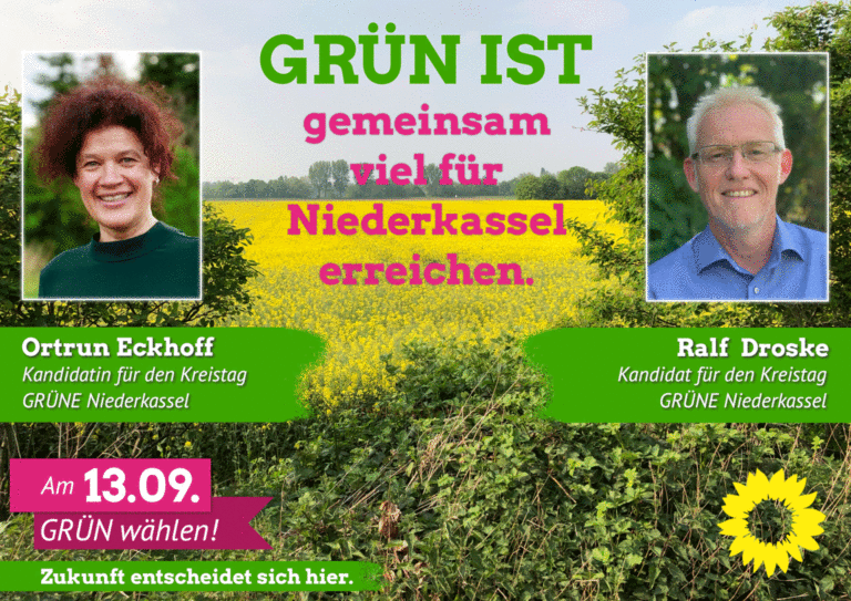 GRÜNE Niederkassel zur Kreiskandidatenwahl