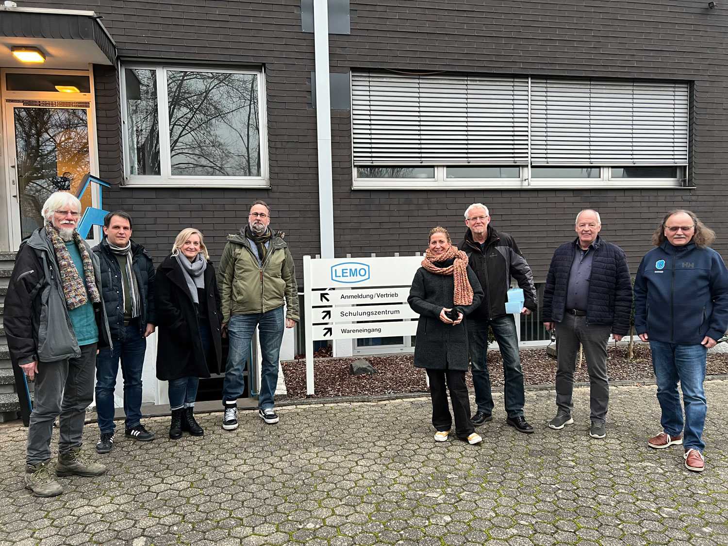 Besuch der GRÜNEN Fraktion bei Lemo am 14.1.2022