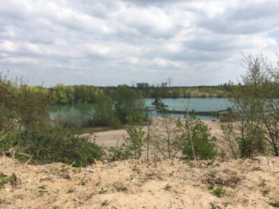 Blick auf den Baggersee in Niederkassel