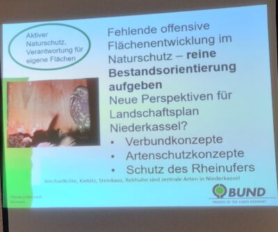Achim Baumgartner vom BUND Rhein-Sieg plädiert für neue Perspektiven.