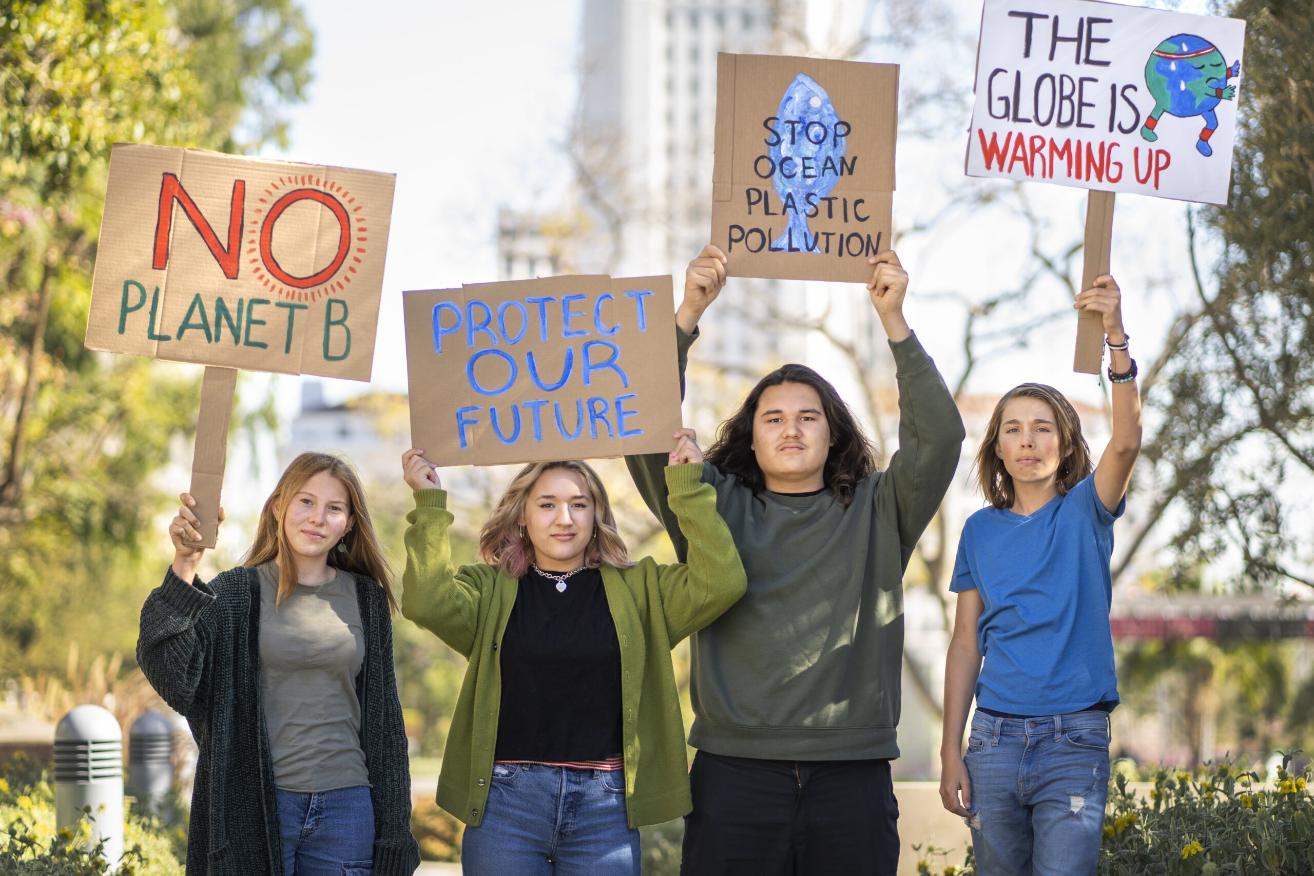 Jugendliche protestieren - es gibt keinen Planeten B
