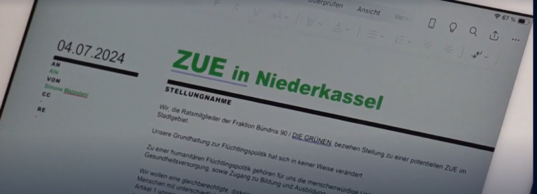 Zur geplanten ZUE in Niederkassel